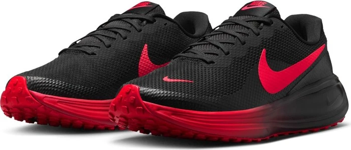 Nike Revolution 8 black/university red/red orbit (Herren)