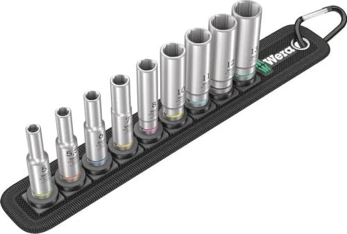 Wera Belt A Deep 1 Steckschlüsselsatz, 9-tlg.