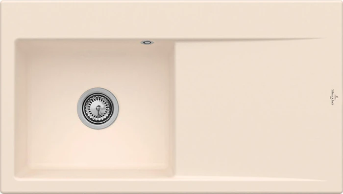 Villeroy & Boch Subway Style 50 Einbau Becken links ivory