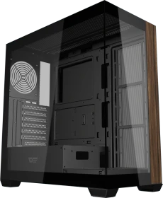 DarkFlash DS900W Black, Glasfenster
