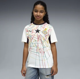 Puma FIFA WM 2026 Ghana Auswärtstrikot puma white/puma black (Junior)