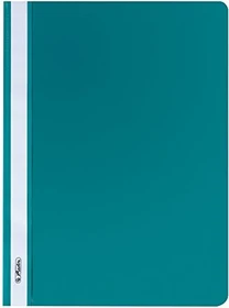 Herlitz Schnellhefter Kunststoff, A4, türkis, 10er-Pack