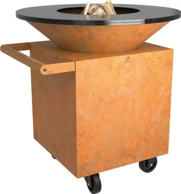 OFYR Classic Corten 100 Pro Grillwagen braun