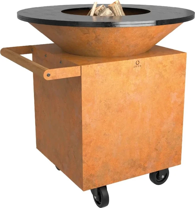 OFYR Classic Corten 100 Pro Grillwagen braun