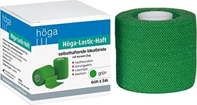Höga Lastic-Haft Selbsthaftende Idealbinde grün, 6cm x 5m, 1 Stück