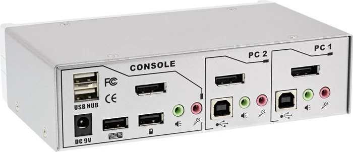 InLine 2-Port DisplayPort KVM-Switch