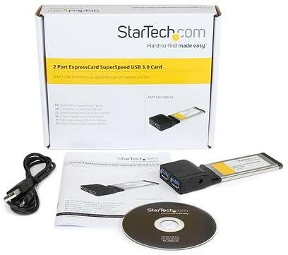 StarTech ECUSB3S22, 2x USB-A 3.0, ExpressCard/34