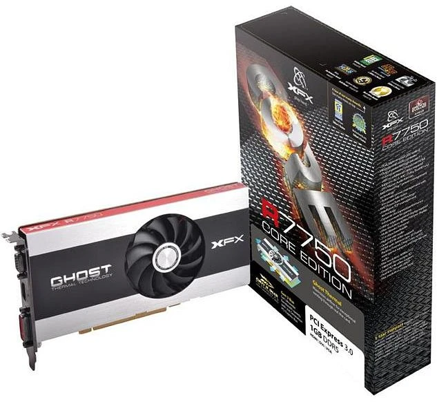 XFX Radeon HD 7750 Core Edition Single-Slot, 1GB GDDR5, VGA, DVI, HDMI