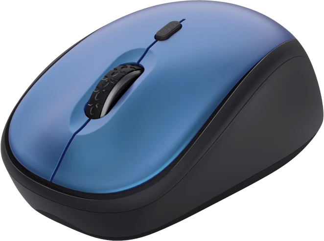 Trust Yvi+ Silent Wireless Mouse blau, ECO zertifiziert, USB