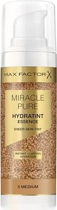 Max Factor Miracle Pure Hydratint Essence Sheer Tint Foundation 05 medium LSF30, 30ml