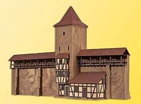 Kibri Wehrturm mit Mauer in Rothenburg