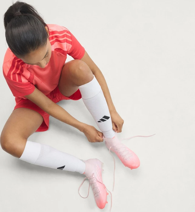 adidas F50 Sparkfusion Elite Mid solar turbo/cloud white/distilled pink (Damen)