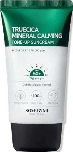 Some by Mi Truecica Mineral Calming Tone-Up Suncream LSF50+, 50ml