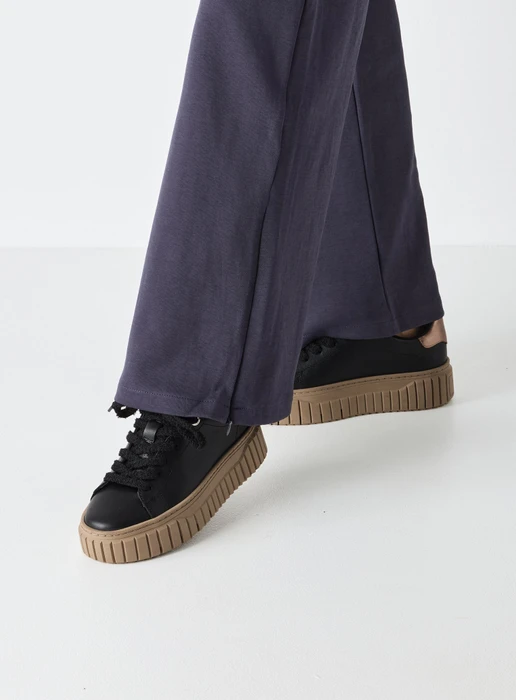Tamaris Ledersneaker schwarz (Damen)