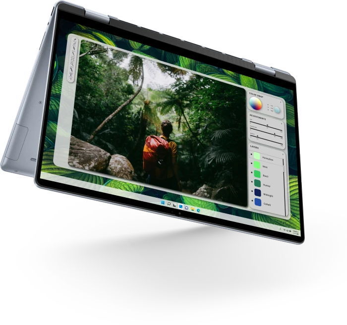 Dell Inspiron 16 2-in-1 7640, Ice Blue, Core Ultra 7 155H, 16GB RAM, 1TB SSD, DE