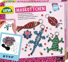 LENA Perlentiere Bastelset für 4 Maskottchen