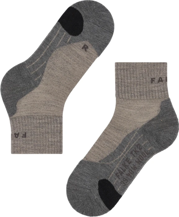 Falke TK2 Explore Wool Short Wandersocken kitt mouline (Damen)