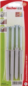 fischer SXRL 10x80 T K (4) Schrauben/Dübel-Sortiment, 4 Stück