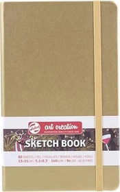 Royal Talens Skizzenbuch weißgold, 130x210mm, glatt, 80 Blatt
