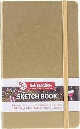 Royal Talens Skizzenbuch weißgold, 130x210mm, glatt, 80 Blatt