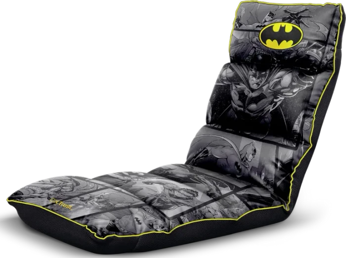 Trust Gaming GXT 718BM Batman Edition Gaming-Floor-Stuhl, schwarz/grau