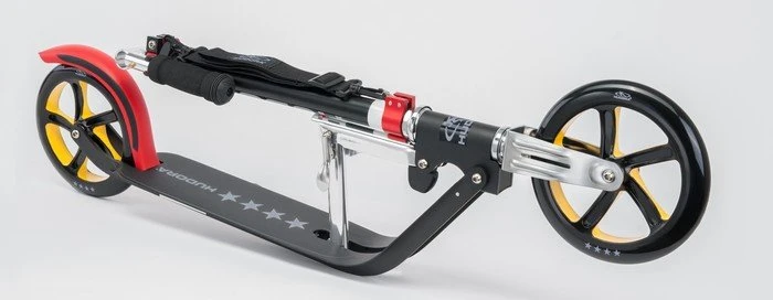 Hudora Big Wheel RX-Pro 205 Scooter schwarz/rot/gold