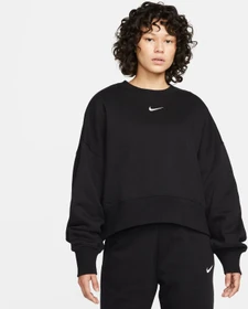 Nike Sportswear Phoenix Fleece Over-Oversized Sweatshirt black/sail