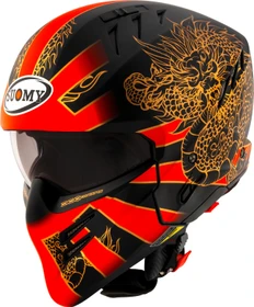 Suomy Armor Dragon matt schwarz/rot/gold