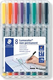 Staedtler Lumocolor 312 non-permanent sortiert, 8er-Set
