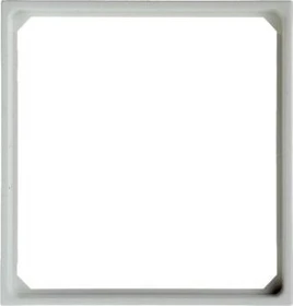 Berker Adapterring für Zentralstück 50x50mm, polarweiß matt