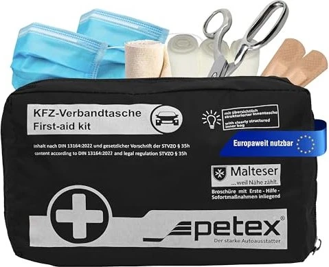 Petex Verbandtasche schwarz