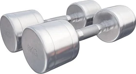 Gorilla Sports Chrom Kurzhantel Set 2x 8kg