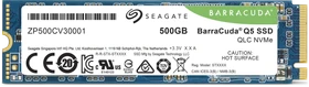 Seagate BarraCuda Q5 SSD +Rescue 500GB, M.2 2280 / M-Key / PCIe 3.0 x4