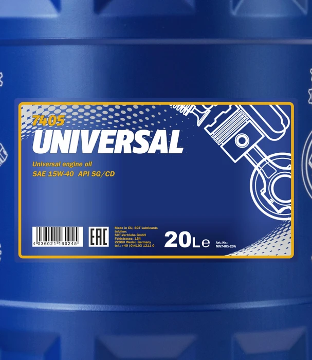 Mannol Universal 15W-40 20l