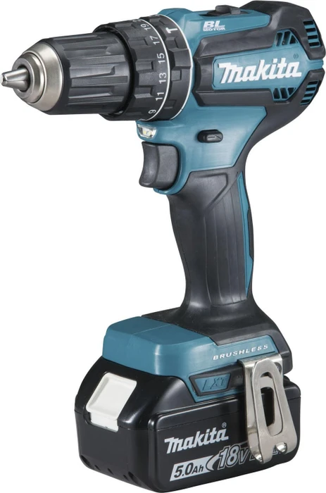 Makita DHP485RTJ Akku-Schlagbohrschrauber inkl. MAKPAC + 2 Akkus 5.0Ah