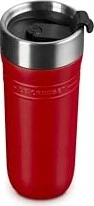 Le Creuset On The Go Isolierbecher 350ml cerise