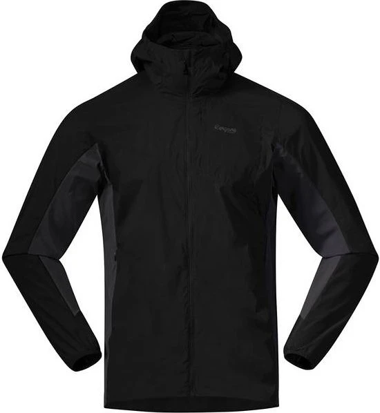 Bergans Rabot LT Windbreaker Funktionsjacke black/dark shadow grey (Herren)