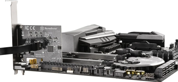 SilverStone ECU07, 1x USB-C 3.2 Key-A Header, PCIe 3.0 x4