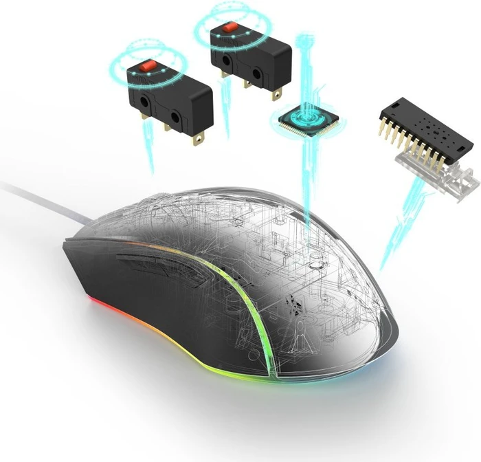 Hama uRage Reaper 210 Gaming Mouse schwarz, USB