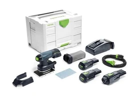 Festool RTSC 400 Li 3.1 I-Set Hybrid Elektro-/Akku-Schwingschleifer inkl. Systainer + 2 Akkus 3.1Ah