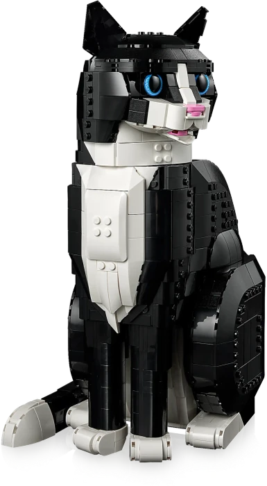 LEGO Ideas - Schwarz-weiße Katze