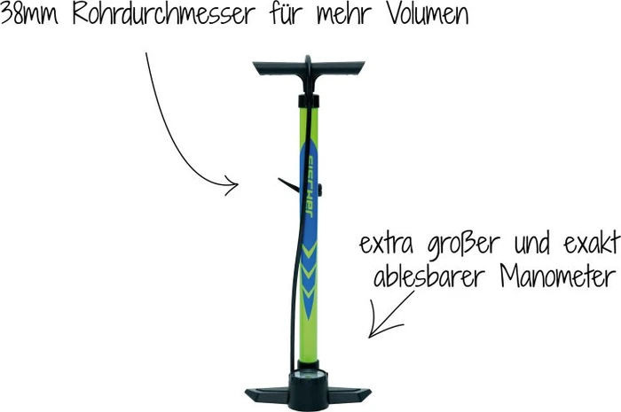 Fischer Plus Volume Standpumpe (50471) – Bild 2 von 9