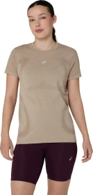 Asics Road Seamless SS Laufshirt kurzarm greige (Damen)