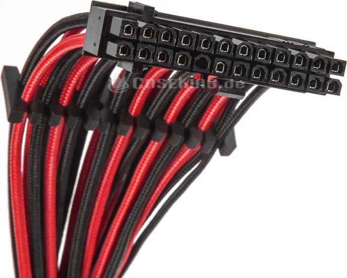 BitFenix Alchemy 2.0 BQT-SP11-Series Kabel Kit für Netzteile, schwarz/rot