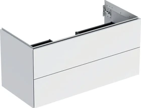 Geberit ONE Unterschrank für Waschtisch, mit zwei Schubladen, 105cm, weiß/lackiert matt