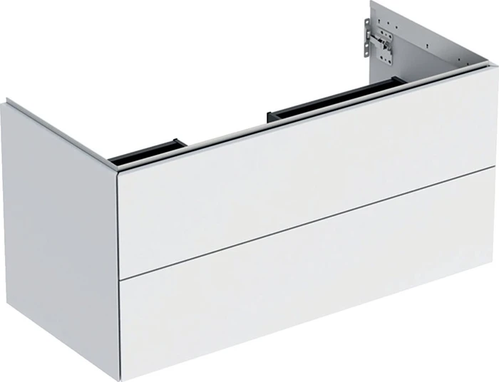 Geberit ONE Unterschrank für Waschtisch, mit zwei Schubladen, 105cm, weiß/lackiert matt