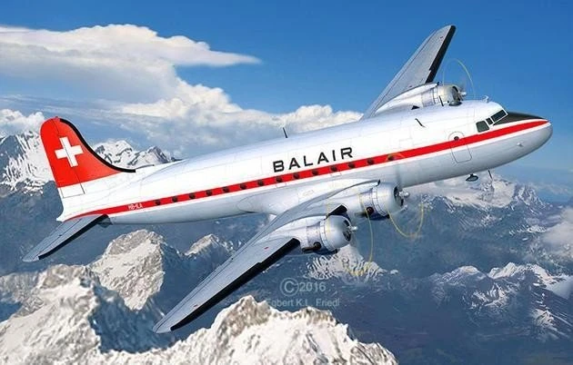 Revell DC-4 Balair Iceland Airways