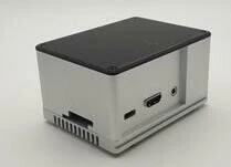 Gehäuse ecoPI PRO HP für ROCK Pi 4, silber