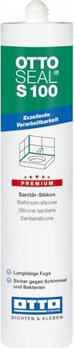 Otto-Chemie Ottoseal S 100 C8679 Sanitär-Silikonkleber matt manhattan, 300ml