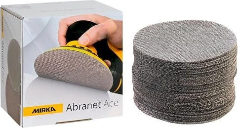 Mirka Abranet ACE Grip Gewebeschleifblatt K100, 150mm, 50 Stück